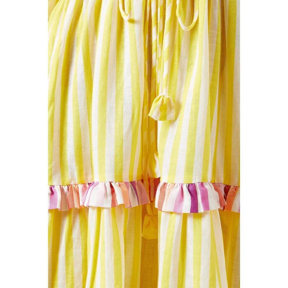 NEW CELIA B teresa midi dress in yellow - Picture 3 of 3